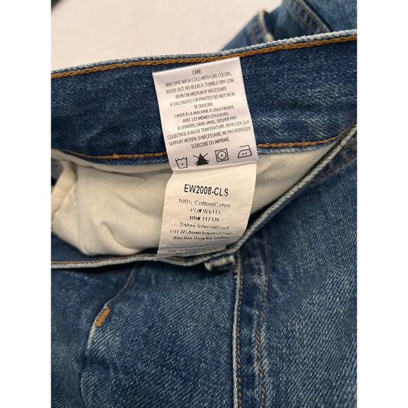 EDWIN Avery Pretender Medium Wash Women's Flared Denim Jeans Sz 31 NWT - Picture 6 of 7